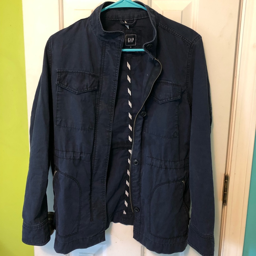 Navy blue field jacket